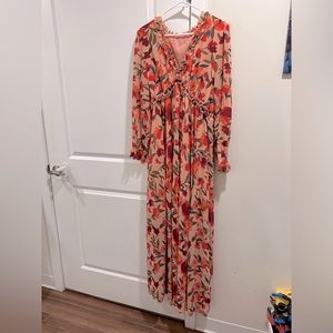 Women's Boho Floral Printed Dress